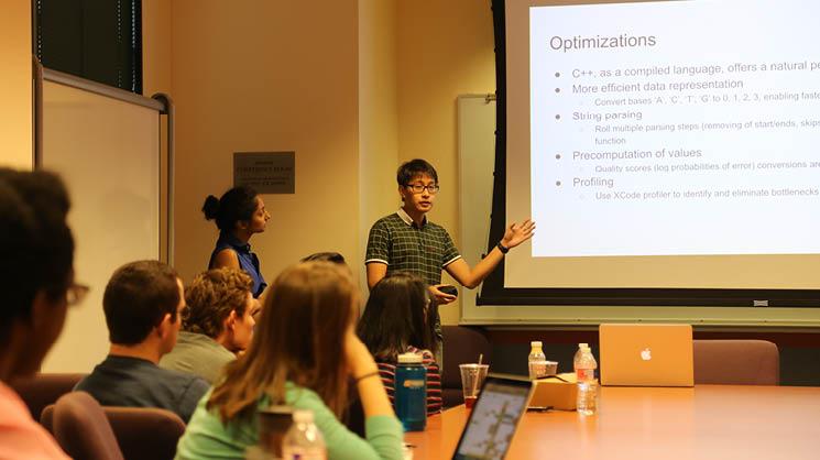 Undergraduates cross-train in data science