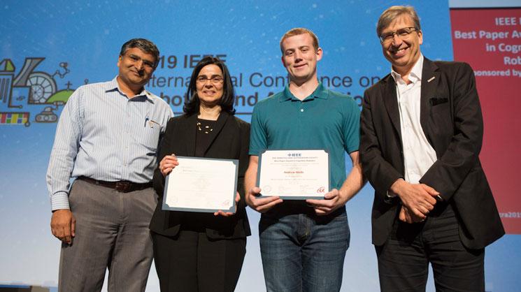Kavraki Group wins best paper award at ICRA 2019