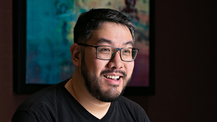 Rice University CS alumnus and WhatsApp software engineer Theo Yaung.