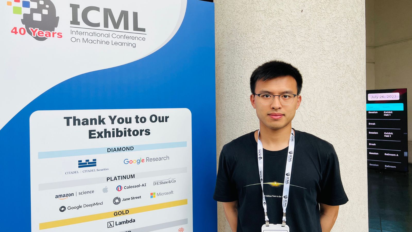 Yuxin Tang at ICML