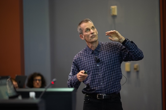 Google's Chief Scientist, Jeff Dean, presents on campus at Rice University
