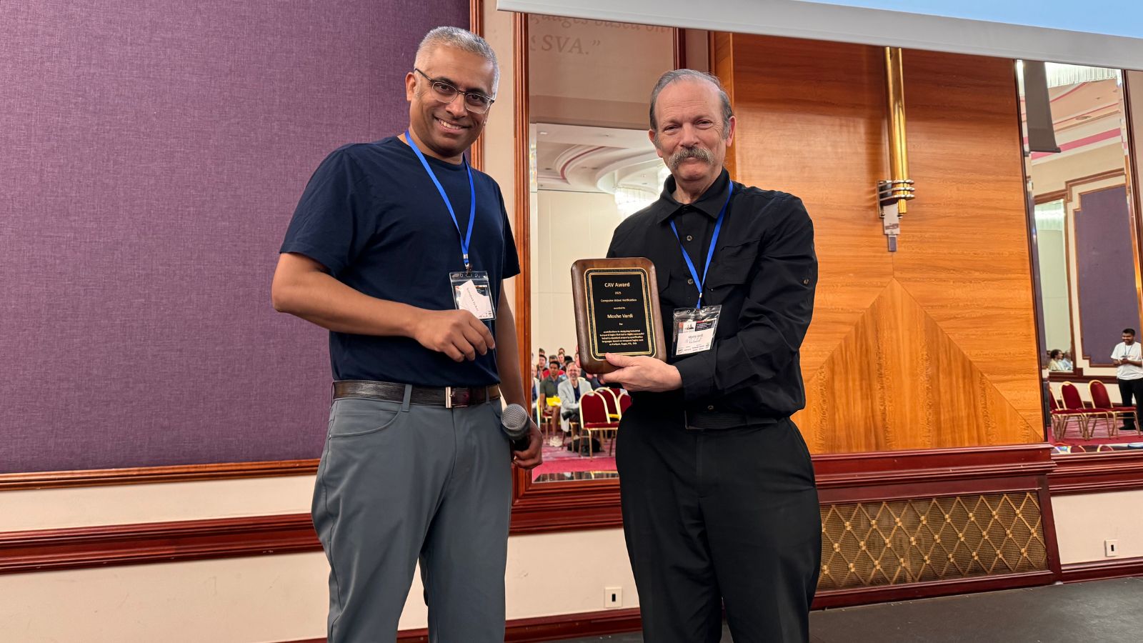 Moshe Vardi Receives the 2025 Computer-Aided Verification (CAV) Award