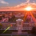 Rice University Campus at Sunset